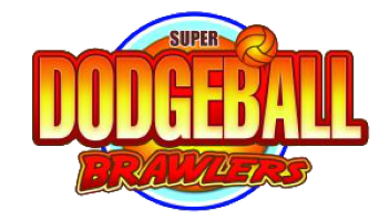 Super Dodgeball Brawlers title screen for Nintendo DS